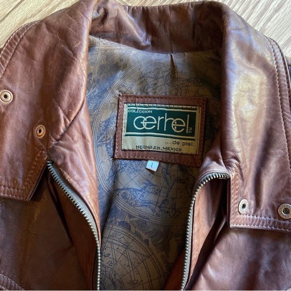 Vintage leather jacket - Picture 4 of 4